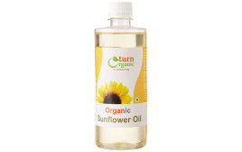 Turn Organic Sunflower Oil   Bottle  500 millilitre
